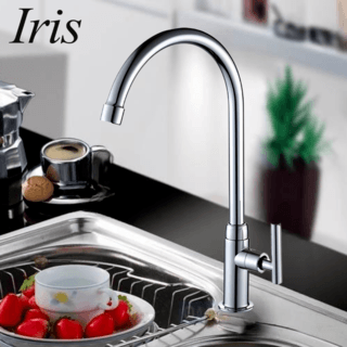 Iris ก๊อกอ่างล้างจานแบบติดเคาน์เตอร์ตัว U รุ่น โลก้า 701-9