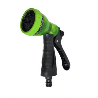 Tree O ปืนฉีดน้ำ(โปร่งแสง)ปรับ7รูปแบบ รุ่นGLB-8219-0 สีเขียวดำ