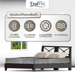 TRUFFLE ที่นอนสปริง2.6 รุ่นAura 5ฟุต หนา9