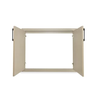 CLOSE  บานซิงค์คู่  UPVC  LIMA ขนาด 85x66 ซม. Vacuum สีเบจ 