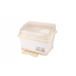 GOME ที่คว่ำจานพร้อมถาด 37x46.5x35.5 ซม. PRO KITCH09 สีขาว