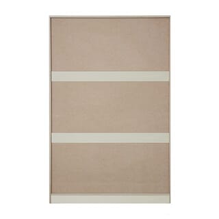 DELICATO ตู้เสื้อผ้า 4 ฟุต 1 บานกระจก 1 บานไม้ รุ่นอแมนด้า ขนาด 119x56x179 ซม.สีบีช