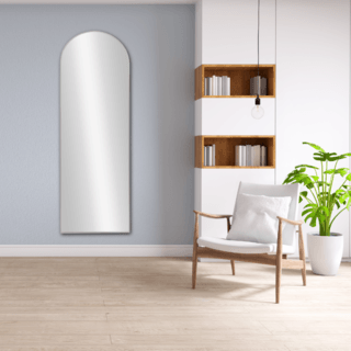 Nice กระจกมีกรอบอะลูมิเนียม รุ่น แอนนิก้า-ซิลเวอร์ ขนาด 50x160 ซม. สีเงิน 