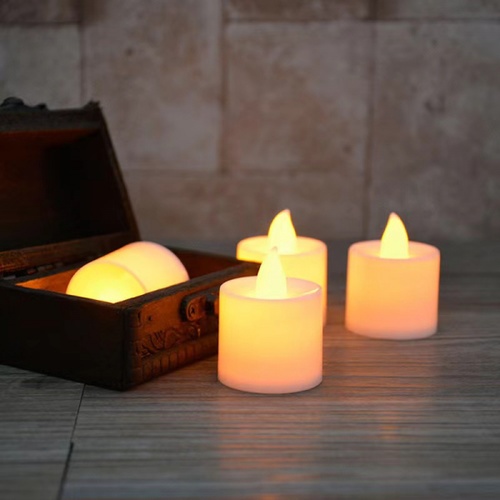 COZY ชุดเทียน LED 6ชิ้น/ชุด รุ่น MINIS ขนาด 7.5x12x4.5 ซม. สีเบจ