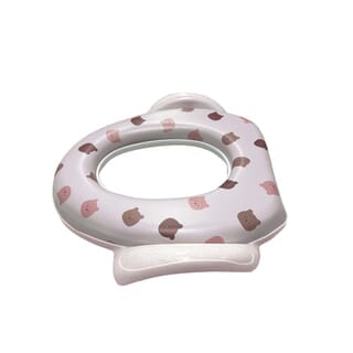 Primo Kids ฝารองนั่งเด็กพร้อมมือจับและแผ่นกันน้ำกระเด็น รุ่น Bear TS01B สีเบจ ลายหมี