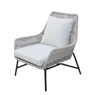 SUMMER SETเก้าอี้ outdoor อลูมิเนียม TACHAI ขนาด 88x83x85 ซม. สีเบจ