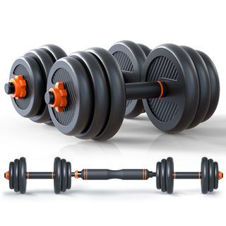 4TEM เซตดัมเบล 4 in 1 รุ่น  ARK-SIX001 เซต 20 KG สีดำ 