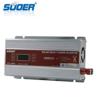 SUOER เครื่องแปลงไฟ Modified wave Inverter 12V รุ่น STA1000W/A (มีหน้าจอ)