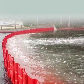 PROTX ตัวเลี้ยวเข้ามุมสำหรับกำแพงกั้นน้ำ รุ่น PR01 ขนาด 50x67x52.8cm. สีแดง