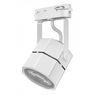 EILON แทร็กไลท์ LED หน้าแปดเหลี่ยม  6W รุ่นTP-OTL-W6WW  แสงวอร์มไวท์ สีขาว