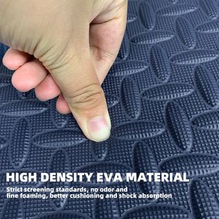 NINO WORLD ชุดแผ่นปูพื้นจิ๊กซอว์แบบหนา (4 แผ่น) PDS04-BG ขนาด 60x60x2 cm. สีน้ำเงิน-เทา