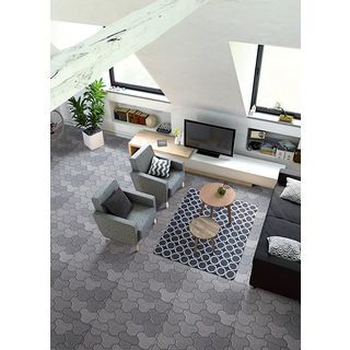 Marbella กระเบื้องเซรามิคปูพื้น 16x16 นิ้ว รุ่น นาซ่า เกรย์ JMZ40208 Matt (12P)