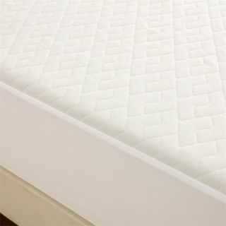 Truffle ผ้ารองที่นอนกันเปื้อน (กันน้ำและไรฝุ่น) แบบขอบยางรัดมุม รุ่น Nari-5 ขนาด 152x200x30 ซม. (5ฟุต) สีขาว