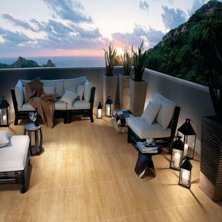 Marbella กระเบื้องเซรามิคปูพื้น 16x16 นิ้ว รุ่น เรดวูด IK403 Matt (12P)