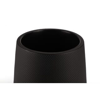 Tree O กระถางต้นไม้พลาสติกรุ่น 6KD9976N-BN ขนาด XL สีดำ