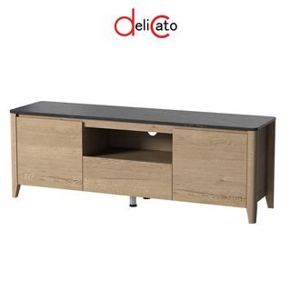 DELICATO ชั้นวางทีวี รุ่น BRAVO ขนาด   39x148x51 ซม. ดำ-น้ำตาล