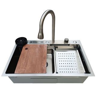 KOCH KITCHEN อ่างล้างจาน 1 หลุมไม่มีที่พัก 304SS 75x46x22 ซม. MARTIN-S 