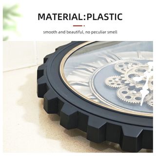 COZY นาฬิกาแขวนผนัง  รุ่น CEASAR  ขนาด 50x50x7 ซม. สีดำ