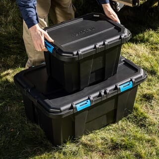 INABOX กล่องเก็บของ Heavy Forte N54407-65L ขนาด 78x37x38.3 cm. สีดำ