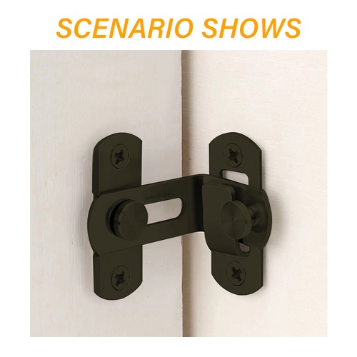 TORSTEN กลอนสับสแตนเลส 4”(90องศา) รุ่น GACGBX-004SS/BN สีบรอนซ์