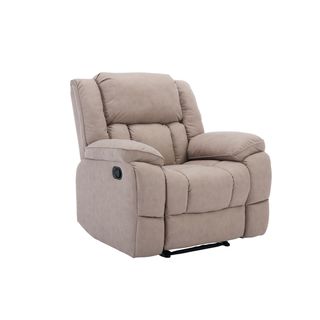 PULITO เก้าอี้พักผ่อน 1 ที่นั่ง รุ่น DARIO ขนาด 102x165.5x106.5 ซม.  สีน้ำตาลอ่อน