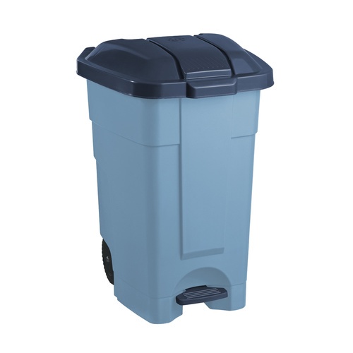 ICLEAN ถังขยะเหยียบทรงเหลี่ยม 80 ลิตร ขนาด 55x51x75 ซม. รุ่น TG55312 สีเทา