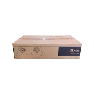AXIA เตาแก๊สแบบฝังหน้ากระจก 2 หัวเตา ROSEE 78-2G สีดำ