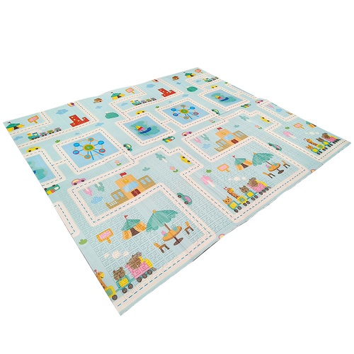 NINO WORLD เสื่อรองคลานพับเก็บได้ รุ่น ST-04 ขนาด 180x200x1 ซม. คละลาย