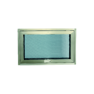 WELLINGTAN หน้าต่างอะลูมิเนียม บานกระทุ้ง CGA0805 80x50ซม. สีแชมเปญ พร้อมมุ้ง