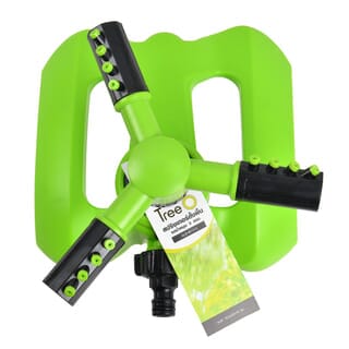 Tree O สปริงเกอร์ตั้งพื้นรดน้ำหมุน 3 แขน รุ่นGLB-8214-0 สีเขียวดำ
