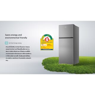 Hisense ตู้เย็น2ประตู 9.0 คิว รุ่น RT308N4TGN สีเทา