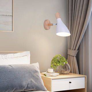 EILON โคมไฟติดผนังนอร์ดิก E27 5W รุ่น GC YY2240 สีขาว