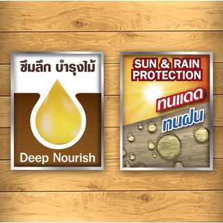 Woodtect วูดเทค ทีคออยล์ WT-001 1กล. สีใส