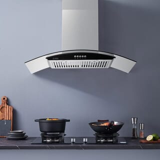 KOCH KITCHEN เครื่องดูดควันติดผนัง 90 ซม. PWG90 สีเงิน