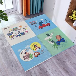 NINO WORLD ชุดแผ่นปูพื้นจิ๊กซอว์ Dino (4 แผ่น) PD-01-4 ขนาด 60x60x1.2 cm.