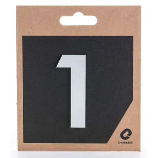 ป้ายอลูฯ CSLS-H 2001 เลข 1 แบบเงา