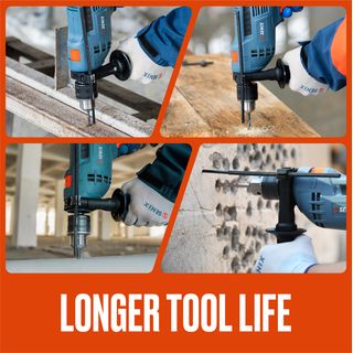 SENIX สว่านกระแทกไฟฟ้า 13 มม. 550W รุ่น PDHE5.5-M-EU สีน้ำเงิน - ดำ