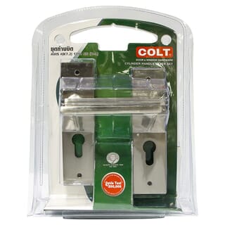 COLT ชุดก้านบิดประตู (R+L) ซิงเกิ้ล AWS 170MM (K7.2)#1712 SN รุ่นแผง(K7.1)