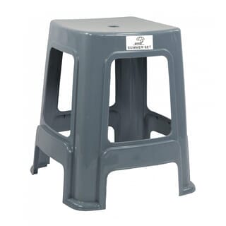 SUMMER SET เก้าอี้พลาสติก รุ่น นิวลุค FT-259/A ขนาด40x40x45 ซม.สีเทา