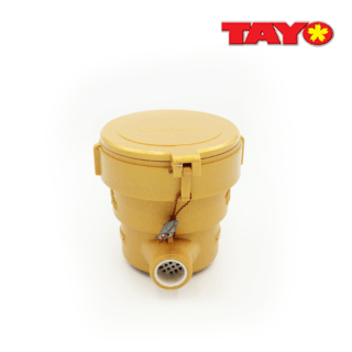 TAYO มิเตอร์น้ำ 1/2นิ้ว  ABS รุ่น MSP15 สีทอง