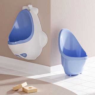 Primo Kids โถฝึกยืนฉี่จรวจแบบแขวนผนัง  รุ่น Rocket UN03 สีฟ้า