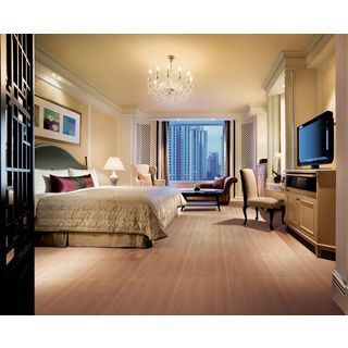 Marbella กระเบื้องเซรามิคปูพื้น 16x16 นิ้ว รุ่น ราชาวูด DJ001 Satin (12P)