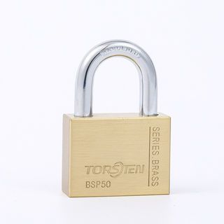 TORSTEN กุญแจคล้องทองเหลืองระบบลูกปืน 50มม. BSP-350 (ห่วงสั้น)