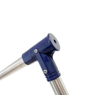 SAKU ราวตากผ้าสเตนเลส ยืดได้ STC02 90-140×48.5×99-165 ซม. สีเงิน