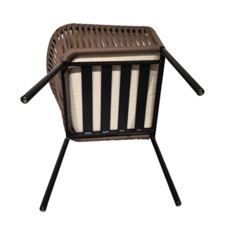 SUMMER SETเก้าอี้ outdoor อลูมิเนียม Sichang ขนาด 60x60x82 ซม. สีน้ำตาลเข้ม