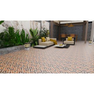 Marbella กระเบื้องเซรามิคปูพื้น 16x16 นิ้ว รุ่น คาลอส บราว Y3980 Matt (12P)