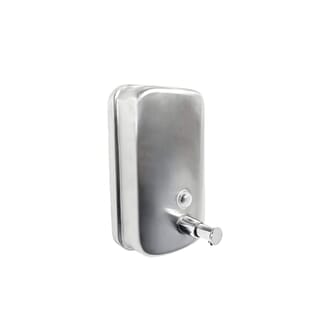 Primo ที่กดสบู่เหลว สแตนเลส 304 1 ช่อง ความจุ 1 ลิตร รุ่น SD01  ขนาด 11x13.5x21ซม. สีเงิน