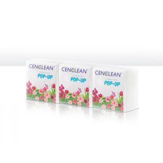 CENCLEAN กระดาษเช็ดปาก POP-UP (200แผ่น 1ชั้นx6ห่อ)