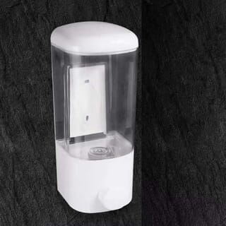 Primo ที่กดสบู่เหลว 1 ช่อง ความจุ 500 มล. รุ่น SD56 ขนาด 8.5x8.5x22ซม. สีขาว