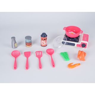 TOYS ชุดของเล่นอุปกรณ์ครัวและอุปกรณ์ครบเซ็ท(36ชิ้น) รุ่น GJJ-H-55 ขนาด 40.8x8x30.5 ซม. คละสี